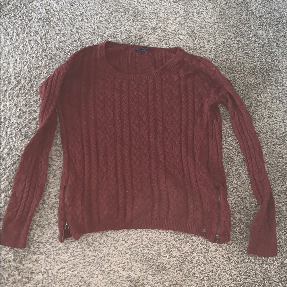 Deep Orange Sweater